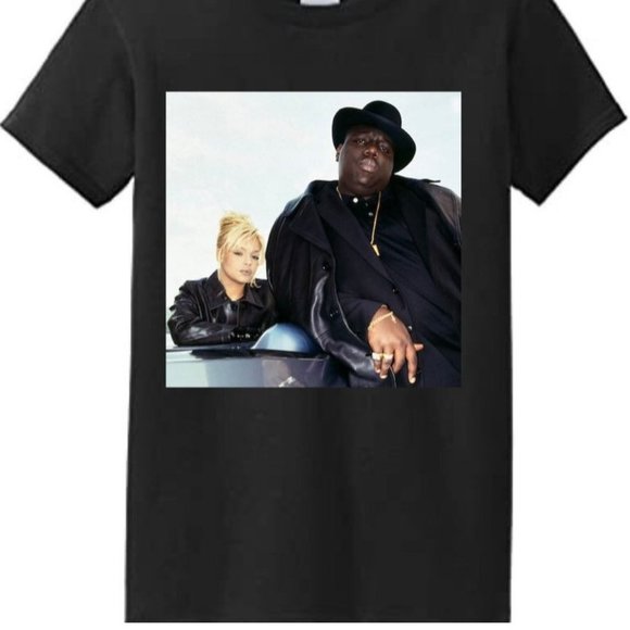Biggie/Notorious BIG and Faith Evans V-Day T-shirt - Picture 1 of 1